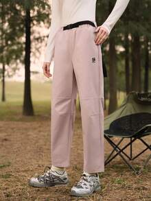 SHEIN In My Nature 女士印花休闲户外裤，带斜插口袋