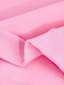 2-teiliges Mädchen Hoodie & Sweatshort Set, bequemes Sweatshirt-Material, locker und stylisch geschnitten, süßer rosa bedruckter Kapuzenpullover, retro ausgewaschene blaue Straight Leg Jeans, geeignet für alle Jahreszeiten, vielseitige Styles, Gummibund, süßer Passform der Hose, hohe Preis-Leistung, stilvoller Mädchen Sweatshirt und Jeans Zweiteiler - Verschiedenfarbig - Übersicht 8