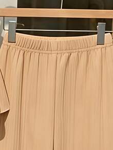 Young Girls Tank Top Co-Ords - Apricot - View 5