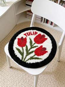 Joivida Floral Pattern Cushion - Soft Non-Slip Seat Pad For Dorm & Office - Multicolor - View 14