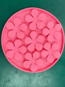 1 pieza Plato para lamer de mascotas, Comedero lento para mascotas, Juguetes interactivos con ventosa para perros y gatos - Multicolor - Ver 19