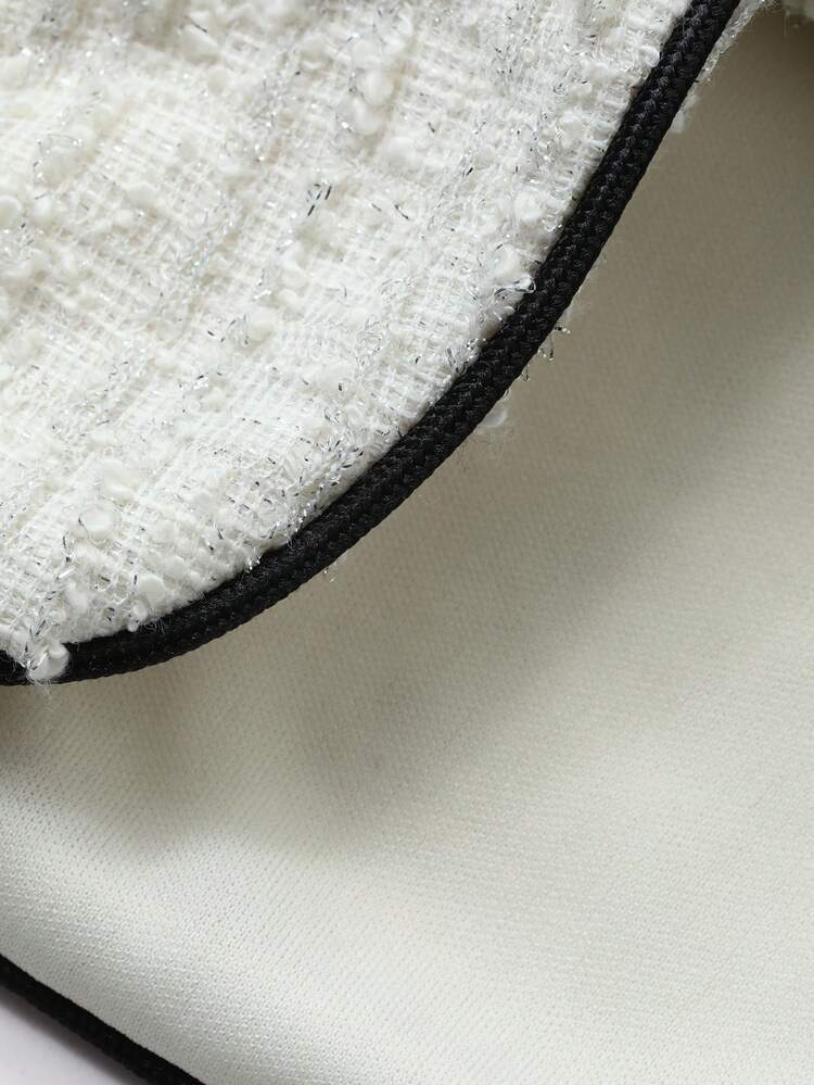 Women's Elegant Long Sleeve Fitted Jacket With Line Decor, Suitable For Office Wear, Spring/Summer