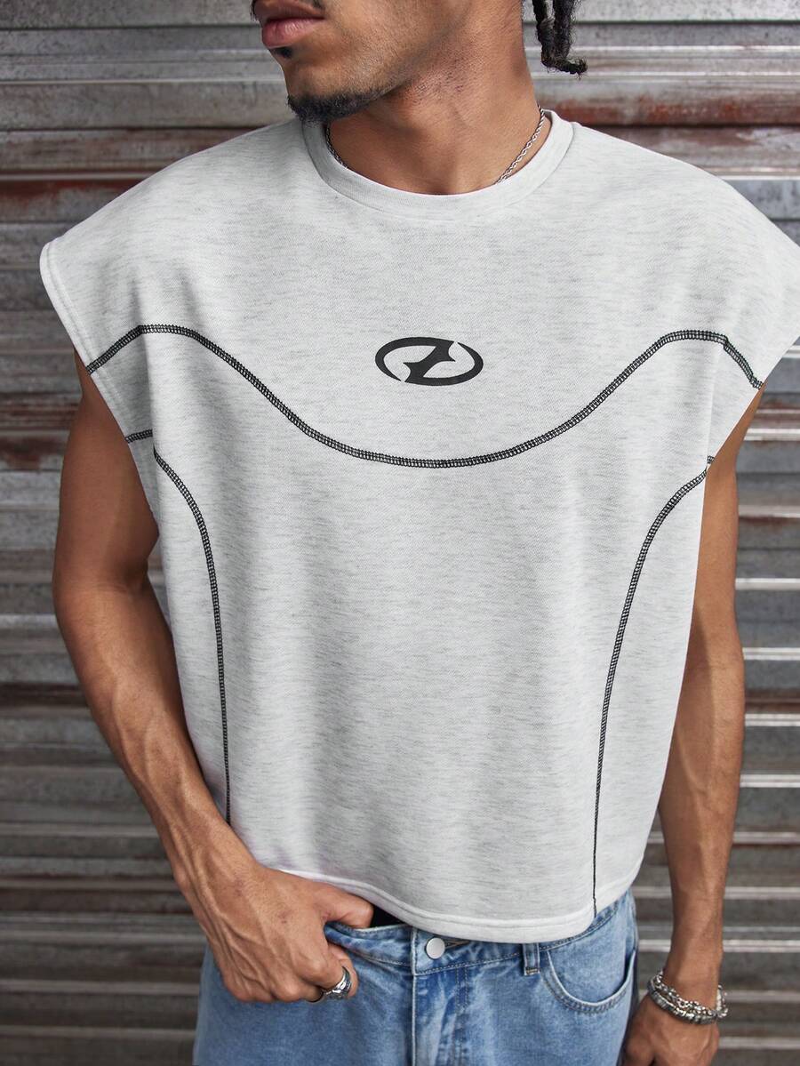 AXEPEAK Men's Loose Fit Casual Comfortable Sleeveless Tank Top, Summer - Black - View 1