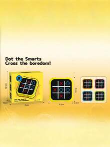Tic Tac Toe Bolt Game: 3-In-1 Handheld Electronic Puzzle Console, Infinite Travel Brain Game For Memory & Focus, Portable Fidget Board Game For Adults & Teens - Stress Relief Gift For Birthday Christmas - Multicolor - View 5