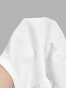 Slaydiva 2026春夏新款休闲百搭纯白色罗纹露背吊带女式上衣。适合约会、情人节、婚礼季、派对、夜店、运动、瑜伽、度假、海滩、波西米亚风、沙滩、返校、日常出行、下午茶、早午餐等场合。 - 白色 - 查看 9