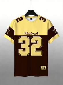 Manfinity Campus Court Áo thun nam tay ngắn cổ tròn POSSIONATE, size 32 - Nhiều màu - Xem 3