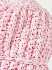 SHECARRY 女士波西米亚风时尚单肩包 - 淺粉色 - 查看 8