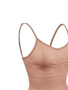 SHAPORA 1 st ärmlös bodycon-klänning för kvinnor - Brun - Visa 9