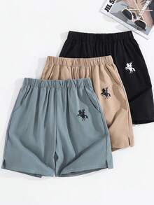 3件装青少年男童短裤 - 彩色 - 查看 1