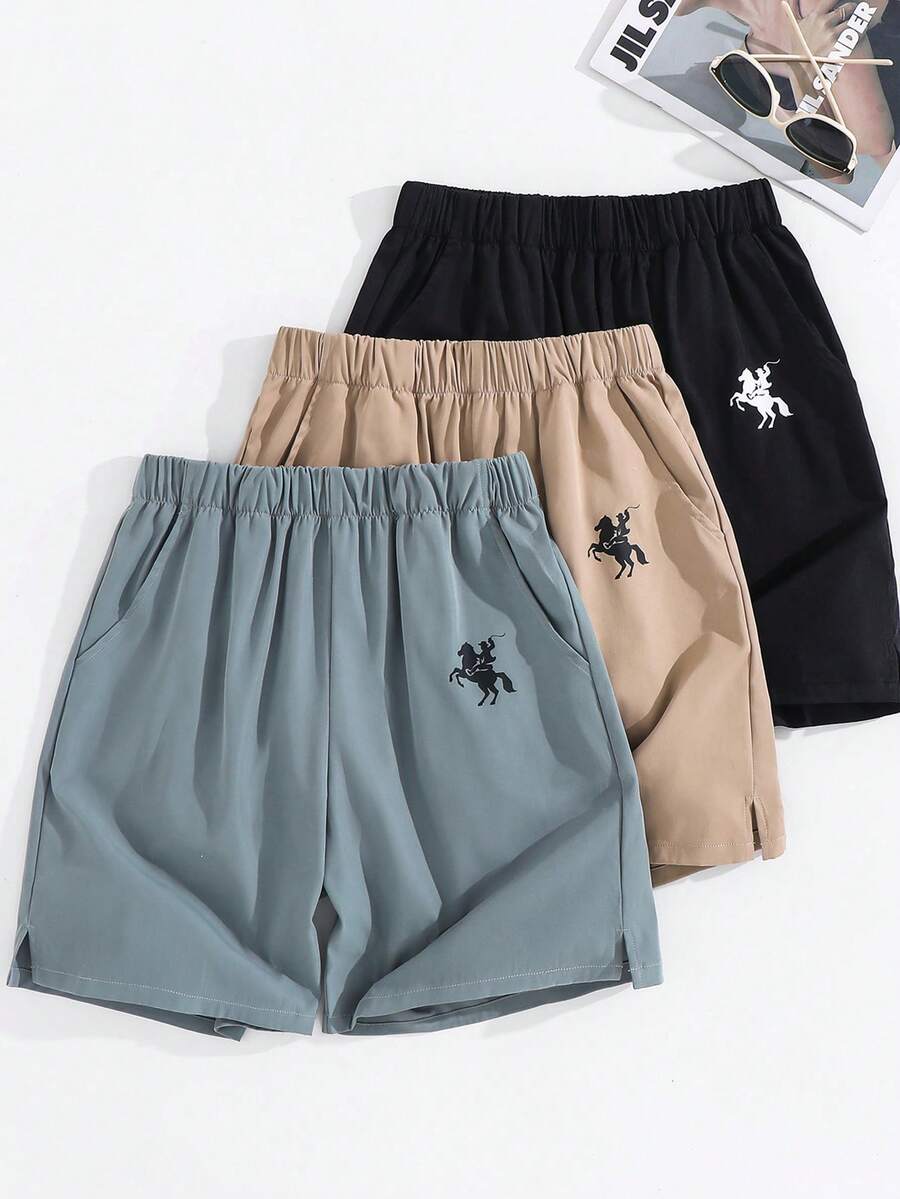 3件装青少年男童短裤 - 彩色 - 查看 1