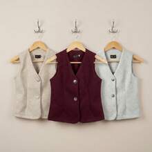 Set de 3 Chaleco con Botones Metálicos | Estilo Casual Elegante - 8 - Ver 1