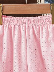 Souflis Souflis Bộ 2 món cho bé gái 0-3 tuổi, thích hợp mặc đi nghỉ mát và dạo phố mùa xuân/hè, gồm áo tank top rộng rãi và quần ống rộng. - Hồng - Xem 6