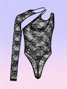 FeverCity Men's Sleeveless Two Pieces Hollow Out Jumpsuit - Black - View 8