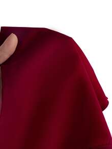 Elladie kids 2pcs/Set Young Girl V-Neck Button Front Retro Blazer Vest And Pleated Skirt Suit, Elegant Design For Commute And Casual Wear