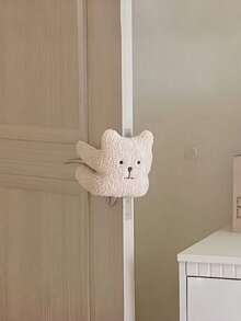 Joivida 可调节门挡，带保护帽，可伸缩防撞条，保护地板和墙壁，节日家居礼品之选 - 白色 - 查看 9