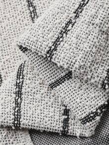 DAZY Women's Tie Waist Striped Wide Leg Loose Casual Pants - Apricot - View 7