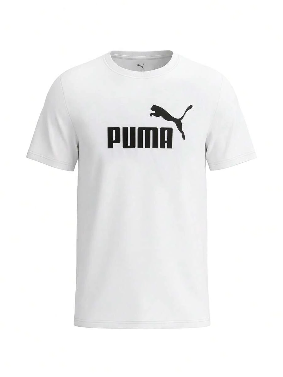 Puma Essentials No. 1 Logo Men T-Shirt White - White - View 1