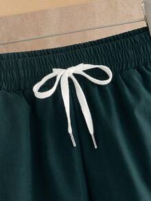 HIMLAND Men's Vacation Casual Coconut Tree Print Shirt And Shorts Set - Multicolor - View 6