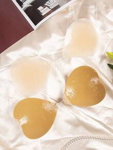 Peach Silicone + Peach Cloth Nipple Covers, Suitable For Everyday Wear - Apricot - View 2