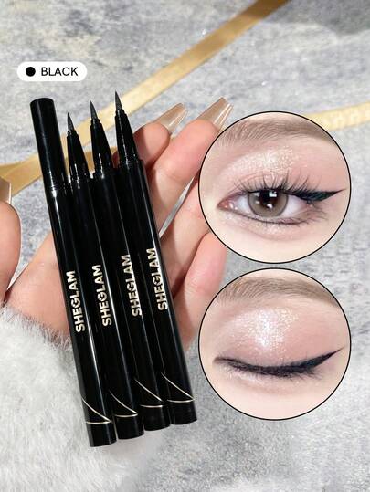 SHEGLAM Eye Affinity 防水眼線筆防汗霧面眼線筆超細不暈染持久黑色眼線筆專業眼部彩妝眼線筆 品牌 美容 化妝 化妝品 適合女性與女孩 完美搭配冬季 Y2K 時尚 流行 生日禮物 假期 派對準備就緒 最佳顏色