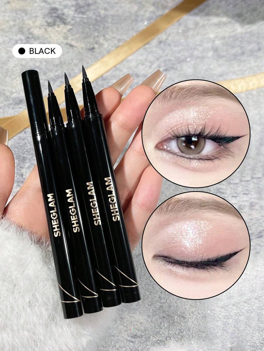 SHEGLAM Eye Affinity 防水眼線筆防汗霧面眼線筆超細不暈染持久黑色眼線筆專業眼部彩妝眼線筆 品牌 美容 化妝 化妝品 適合女性與女孩 完美搭配夏季春季 Y2K 時尚 流行 生日 母親節禮物 假期 派對準備就緒 最佳顏色 - Eye Affinity - 查看 1