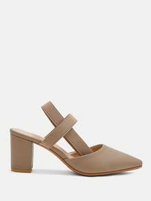 CUCCOO CURVES Women's Pointed Toe Criss-Cross Design Fashionable High Heels, Versatile For Daily Wear Valentine's Day