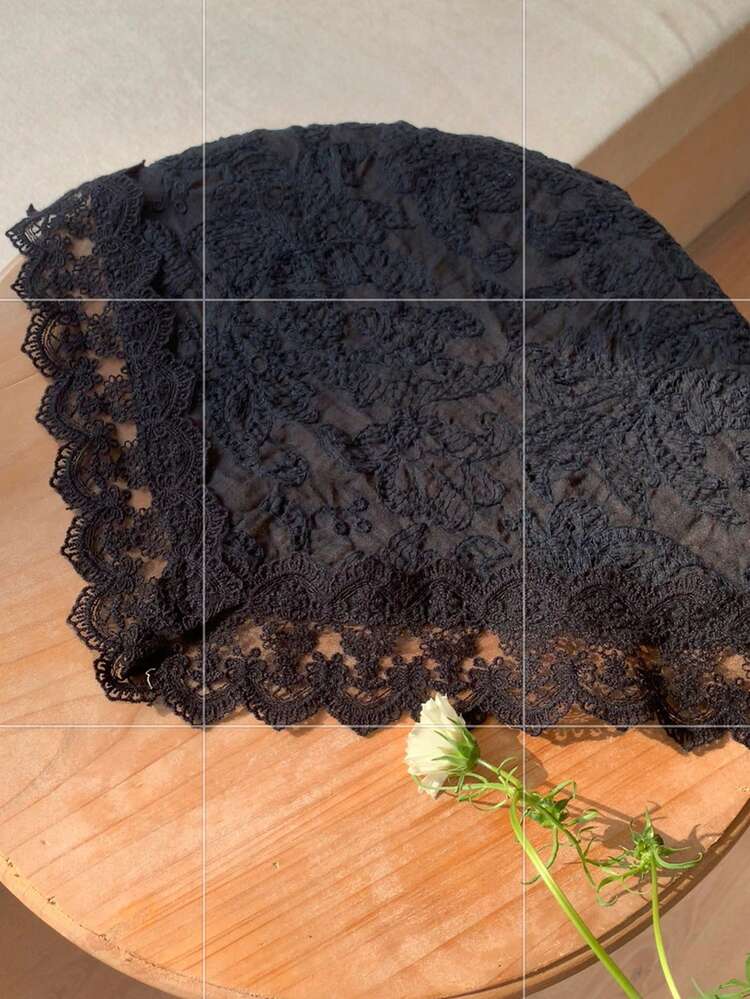 Dazy Plus Asymmetrical Lace Layered Mini Skirt, Casual Plus Size Women, All Season