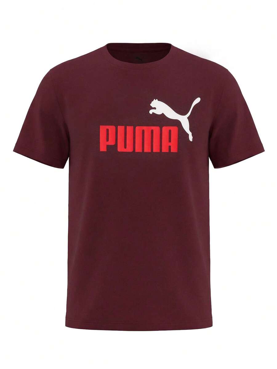 Puma Essentials 2 Colour No. 1 Logo Men T-Shirt Red - BlueCrystal - View 1