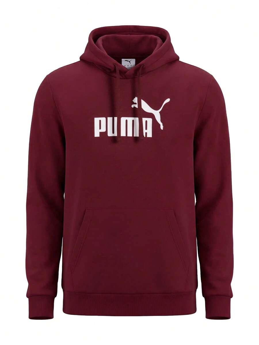 Puma Essentials No. 1 Women Hoodie Ruby Shimmer - Burgundy - View 1