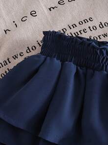 Elladie kids Young Girl' Cute Layered Ruffle Skort, Spring/Summer