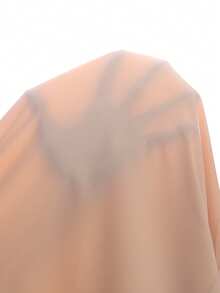 Teen Girl Round Neck Floral Embroidery Mesh Sleeveless Elegant Dress - Multicolor - View 8