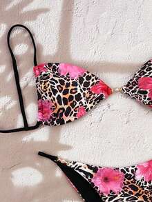 Swim Vcay Bộ đồ bơi Tankini in họa tiết phối màu năm 2025, họa tiết ngẫu nhiên. - Nhiều màu - Xem 5