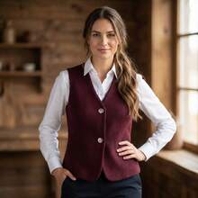 Set de 3 Chaleco con Botones Metálicos | Estilo Casual Elegante - 6 - Ver 3