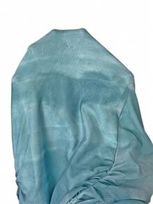 Lumalex 简约复古闪亮假日派对装扮，适合锐舞节、郊游、游泳度假、波西米亚风、户外婚礼季、宴会、成人礼、海滩、海边、海滩度假、复活节、波西米亚风海滩户外婚礼派对、成人礼、返校派对、生日庆祝等场合。女士春夏优雅扎染印花网纱单肩褶皱装饰修身紧身长裙，性感扭结褶皱开衩设计无袖修身长裙，春夏款。 - 彩色 - 查看 9