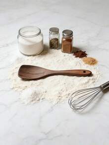 Wooden Kitchen Utensils - Spatulas Only - Cooking Tools, Suitable For Family Gatherings And Parties, Made Of Teak, High-End Living, Excellent Quality. - log color - View 7