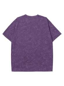 Sport MetroGents Men's Spider Print Loose Fit Round Neck Short Sleeve Sports T-Shirt