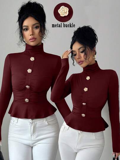 Elenzga An Elegant And Stylish Autumn Top Knitted For Women