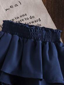 Elladie kids Young Girl' Cute Layered Ruffle Skort, Spring/Summer