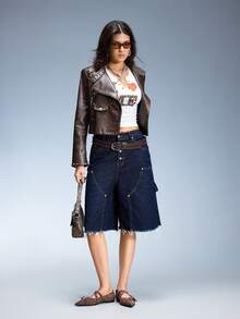 CUCCOO GRLICON Women's Fashion Versatile Commuter Buckle Pointed Toe Flats Valentine's Day - Coffee Brown - View 2