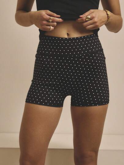 Aralina Leisurwear Högmidjade Tränings- och Aktivkläder Dam Biker Shorts