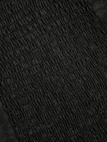 Sweetra French Lace Patchwork Sexy Camisole, Slim Fit Spaghetti Strap Tank Top, Spring/Summer - Black - View 3