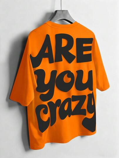 Chillumni Camiseta de manga corta casual de hombre con estampado de letras en relieve, para verano