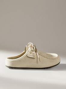 Solecia Women's Lace-Up Design Casual Slip-On Mules