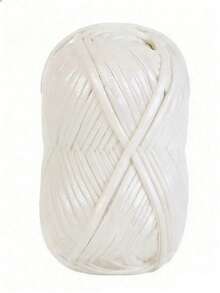 100g/300g New Metallic Fabric Strips, Glittery Thick Knitted Faux Leather Handmade DIY Bags, Silvery Thread, Crochet Bags, Hooked Mats, Craft Yarn - Multicolor-1pcs - View 14