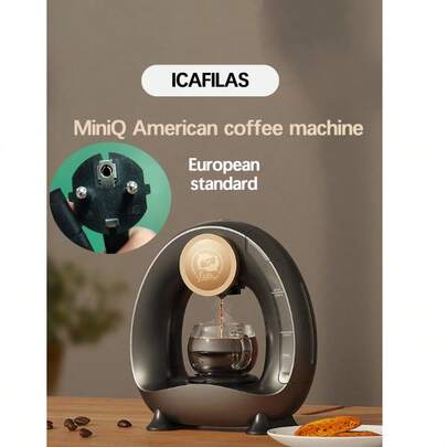 Teckwe 1 Piece Mini Compact Semi Automatic American Coffee Maker Small One Touch Operation Multicolor Optional US EU Plug Available Fast Brewing Rich Flavor Durable Lightweight Space Saving Easy To Clean Sleek Design Home Office Desktop Coffee Machine Gift For Christmas Holiday Coffee Lovers Professionals Daily Use Morning Brew Camping Travel Coffee Making Essentials Household Espresso Maker Tool