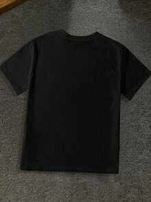 Manfinity Dauomo 男士夏季圆领短袖休闲印花Y2K风格 - 彩色 - 查看 2