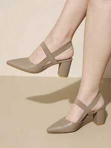 CUCCOO CURVES Women's Pointed Toe Criss-Cross Design Fashionable High Heels, Versatile For Daily Wear Valentine's Day