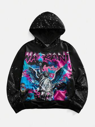Sudadera con capucha personalizada de arte callejero rebelde