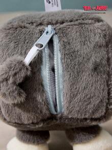 TOM & JERRY 1 buah Gantungan Kunci Bentuk Persegi Khusus POKOJA LAND, Hiasan Gantung Boneka Karakter Kartun, Boneka Hewan Lembut Non-Plush untuk Ransel, Dompet, Hadiah Unik untuk Penggemar di Hari Ulang Tahun atau Hari Jadi - Grey - View 5