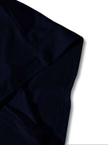 Manfinity Campus Court Áo bóng đá nam tay raglan rộng rãi màu vàng và xanh lá cây, có viền xanh lá cây và vàng ở tay áo và cổ áo, huy hiệu màu xanh lá cây ở ngực trái, chữ "BRASIL" lớn và số "7" màu vàng ở phía sau, trang phục thể thao thường ngày, món quà tuyệt vời cho bạn trai, chồng hoặc người yêu. - Màu xanh hải quân - Xem 4